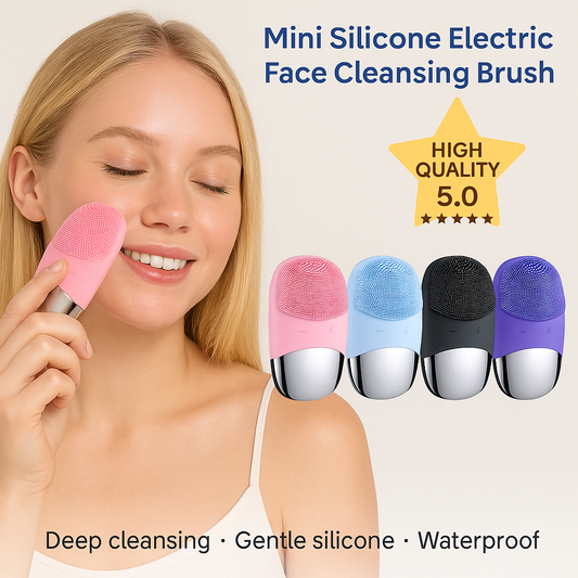 Mini Silicone Electric Face Cleansing Brush